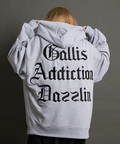 JACKROSE(ジャックローズ) |GA 裏毛OLD-ENGLISH刺繍HOODIE(MENS)
