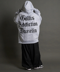 JACKROSE(ジャックローズ) |GA 裏毛OLD-ENGLISH刺繍HOODIE(MENS)