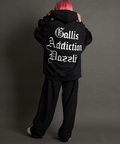 JACKROSE(ジャックローズ) |GA 裏毛OLD-ENGLISH刺繍HOODIE(MENS)