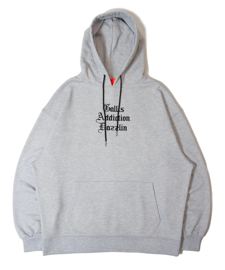 JACKROSE(ジャックローズ) |GA 裏毛OLD-ENGLISH刺繍HOODIE(MENS)