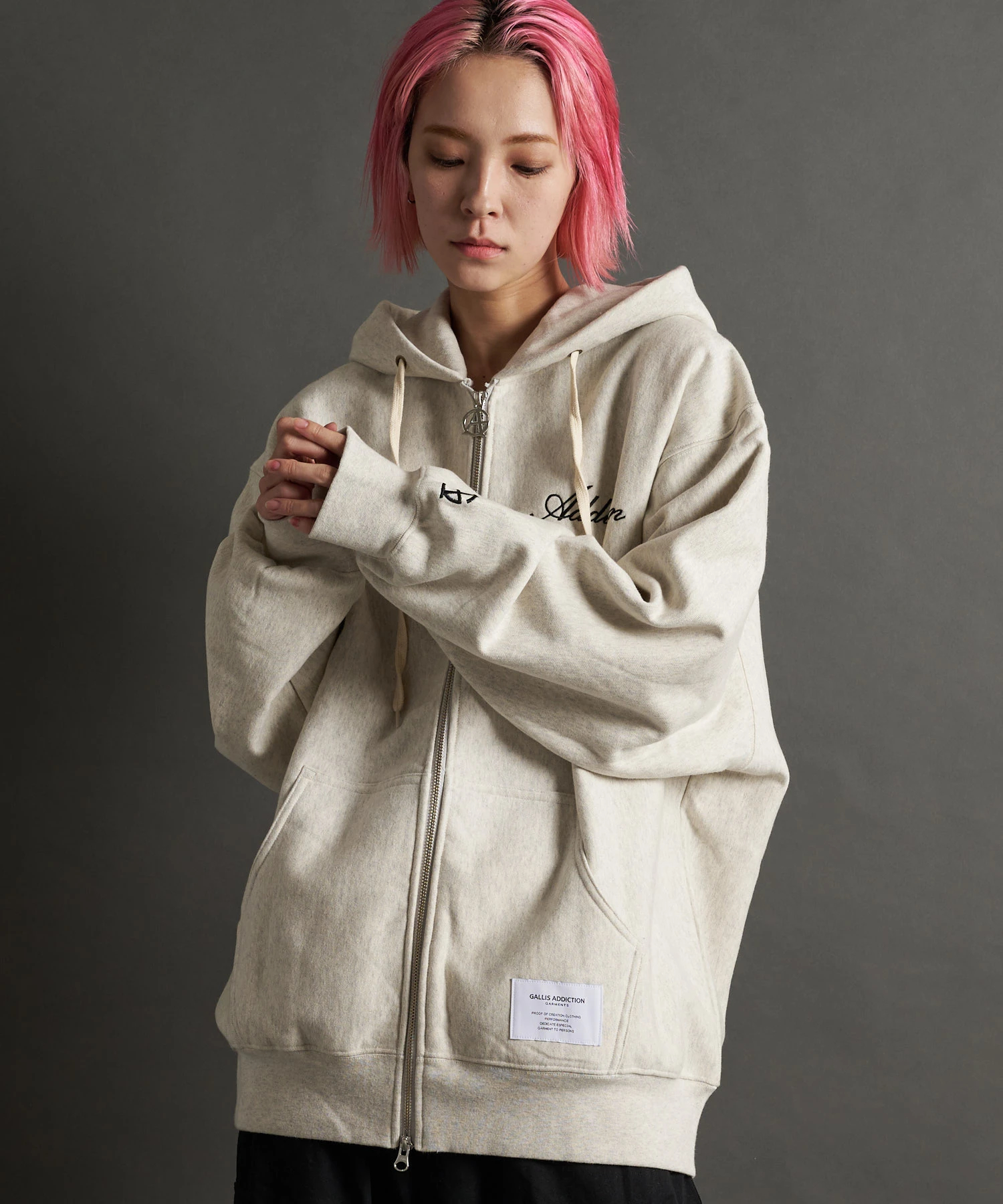 GA FULL-ZIP 刺繍HOODIE｜ファッション通販 SANKO BAZAAR（サンコー 