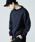 JACKROSE(ジャックローズ) |JE バーズアイジャガードニット(MENS)