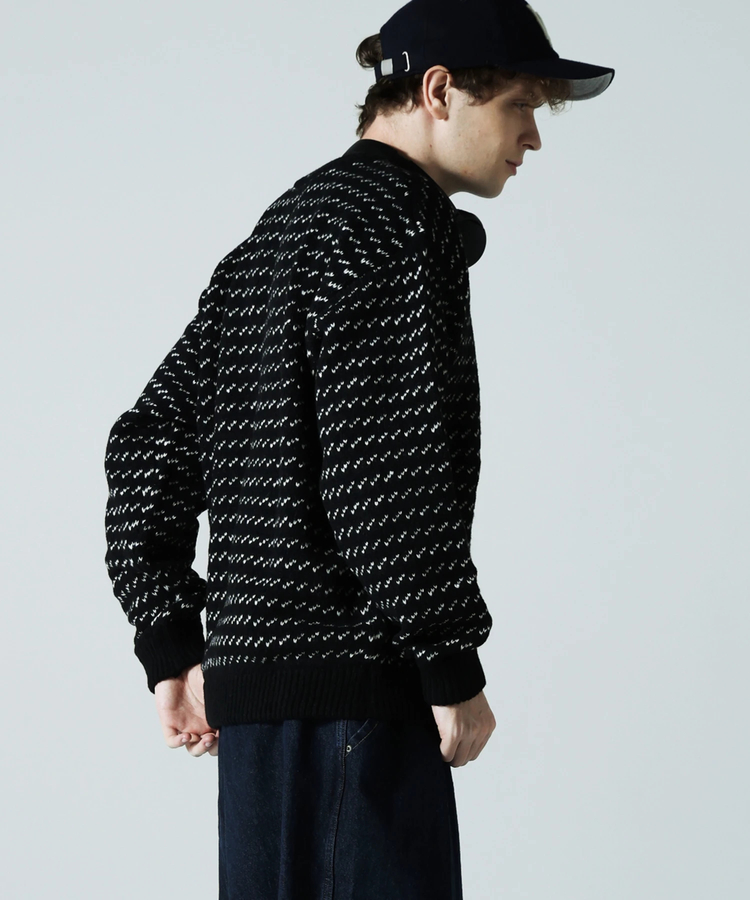 JACKROSE(ジャックローズ) |JE バーズアイジャガードニット(MENS)