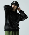 JACKROSE(ジャックローズ) |JE バーズアイジャガードニット(MENS)