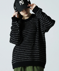 JACKROSE(ジャックローズ) |JE バーズアイジャガードニット(MENS)