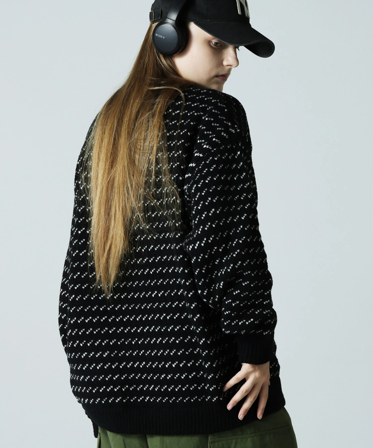 JACKROSE(ジャックローズ) |JE バーズアイジャガードニット(MENS)