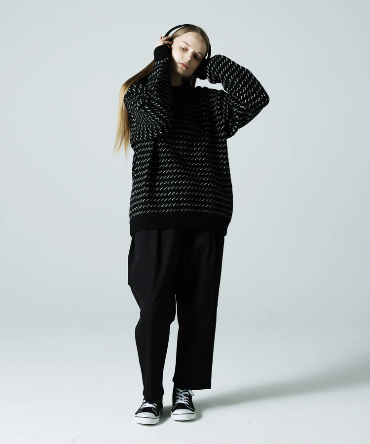 JACKROSE(ジャックローズ) |JE バーズアイジャガードニット(MENS)
