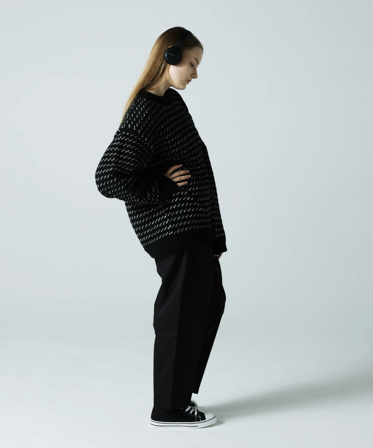 JACKROSE(ジャックローズ) |JE バーズアイジャガードニット(MENS)