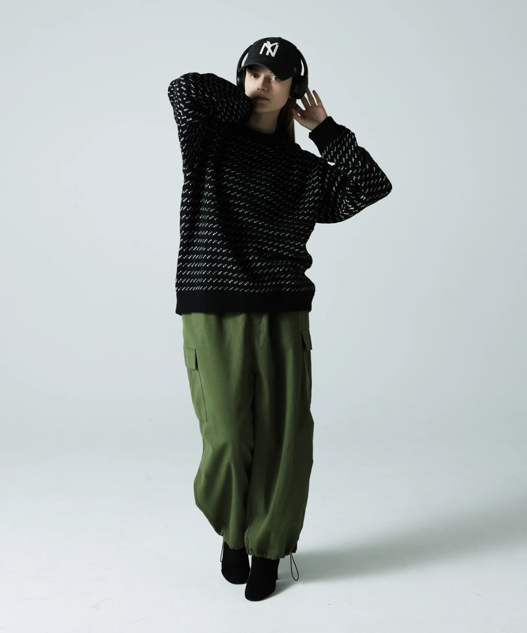 JACKROSE(ジャックローズ) |JE バーズアイジャガードニット(MENS)