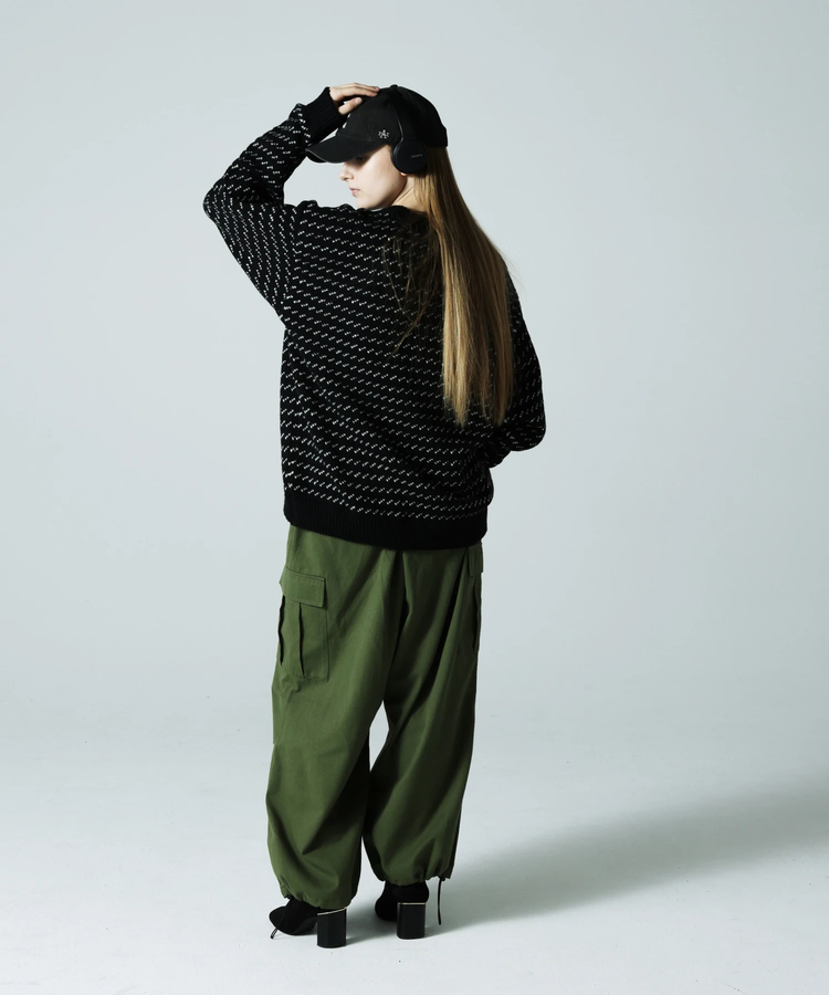 JACKROSE(ジャックローズ) |JE バーズアイジャガードニット(MENS)
