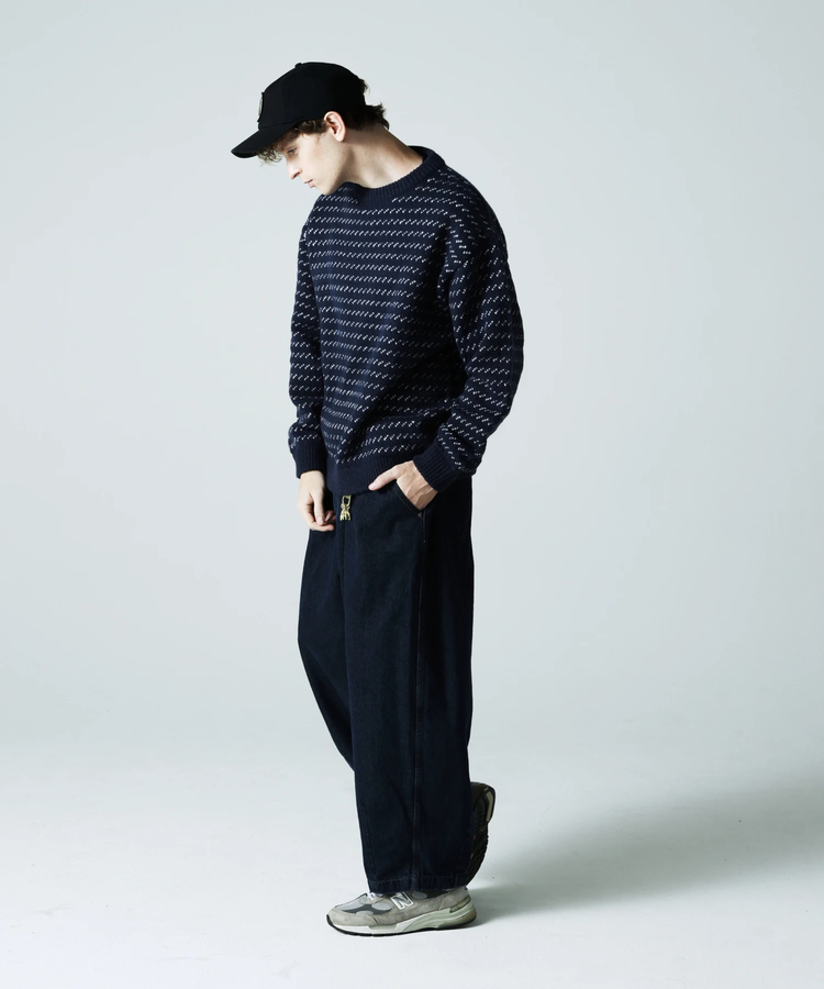 JACKROSE(ジャックローズ) |JE バーズアイジャガードニット(MENS)