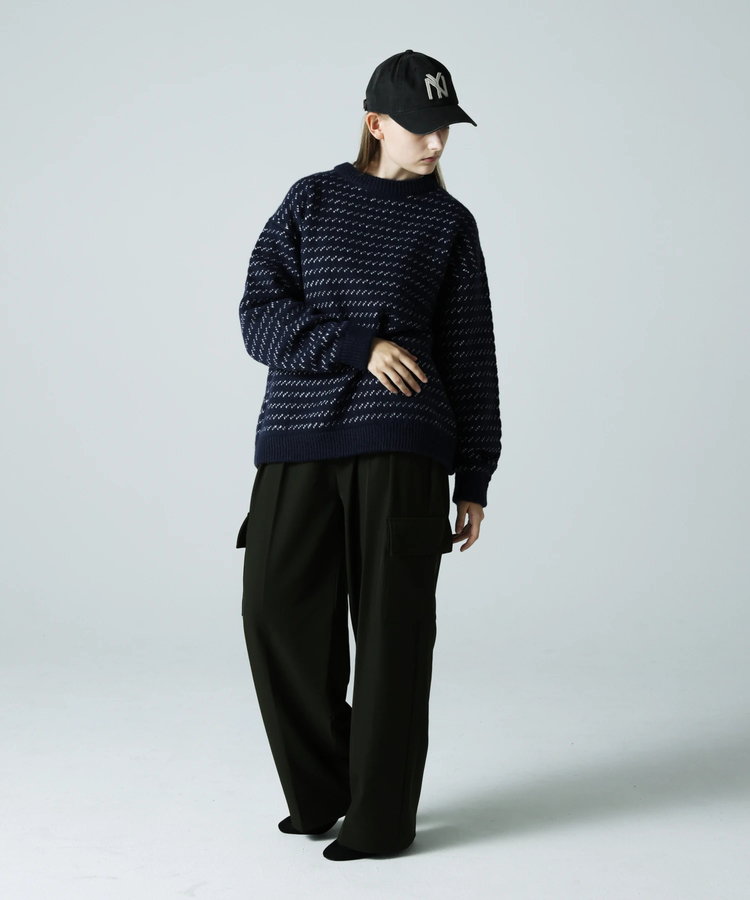 JACKROSE(ジャックローズ) |JE バーズアイジャガードニット(MENS)