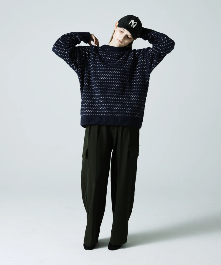 JACKROSE(ジャックローズ) |JE バーズアイジャガードニット(MENS)