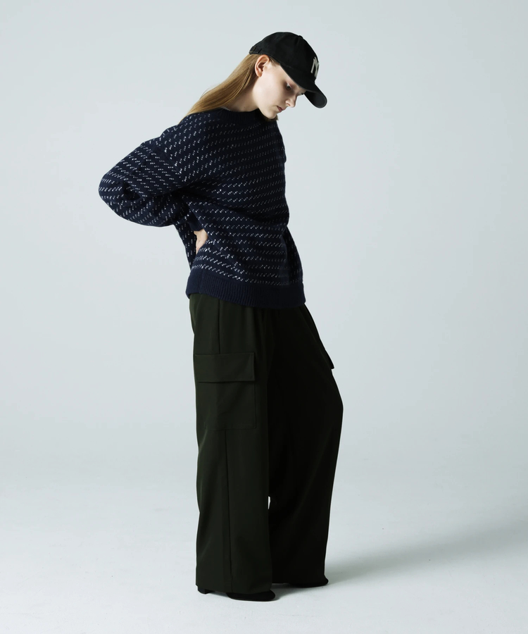 JACKROSE(ジャックローズ) |JE バーズアイジャガードニット(MENS)