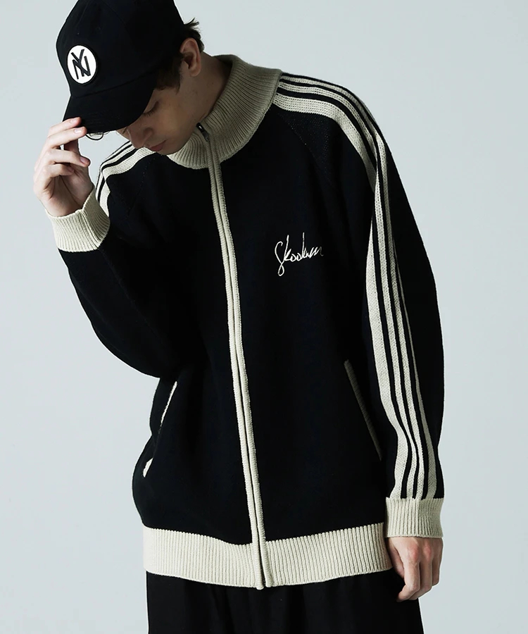 JACKROSE(ジャックローズ) |SKOOKUM / スクーカム KNIT LINE TRACK JACKET