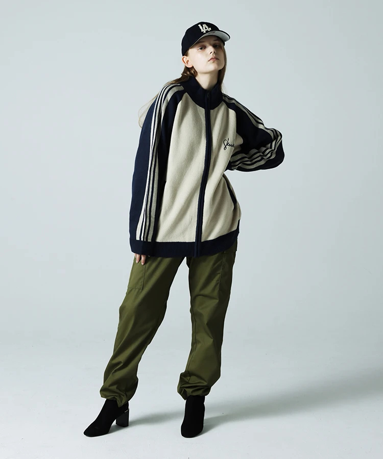 SKOOKUM / スクーカム KNIT LINE TRACK JACKET｜ファッション通販