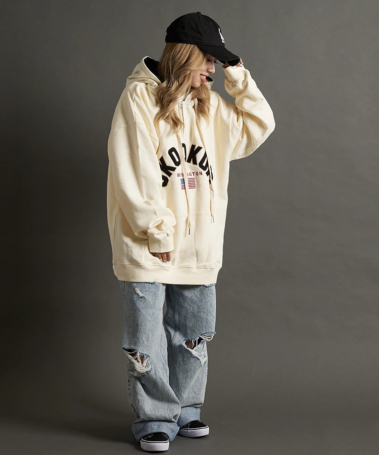 SKOOKUM / スクーカム HOODED HALF ZIP SWEAT｜ファッション通販 SANKO