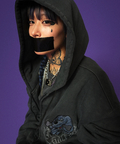 JACKROSE(ジャックローズ) |GALFY/ガルフィー 染め染めわんちゃんボロボロパーカー(MENS/WOMENS)