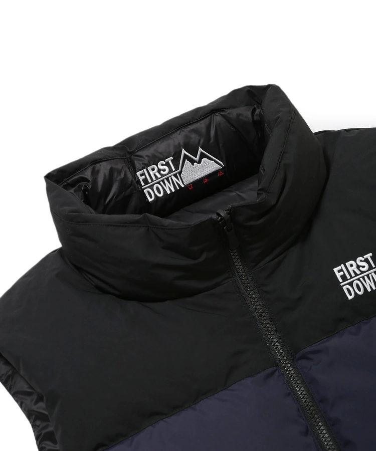 FIRST DOWN/ファーストダウン-BUBBLE DOWN VEST MICROFT｜ファッション