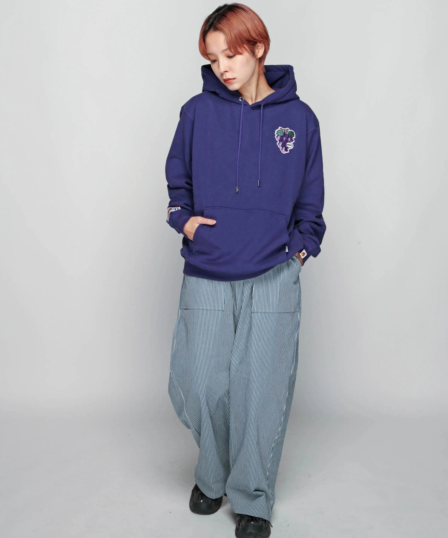 BABYL 骨パーカー GRAF&WU/グラフアンドウー 12BOO GHOST プルパーカー(MENS