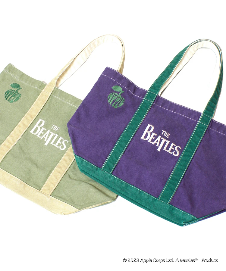 THE BEATLES / ザ・ビートルズ EMBROIDERY CANVAS TOTEBAG