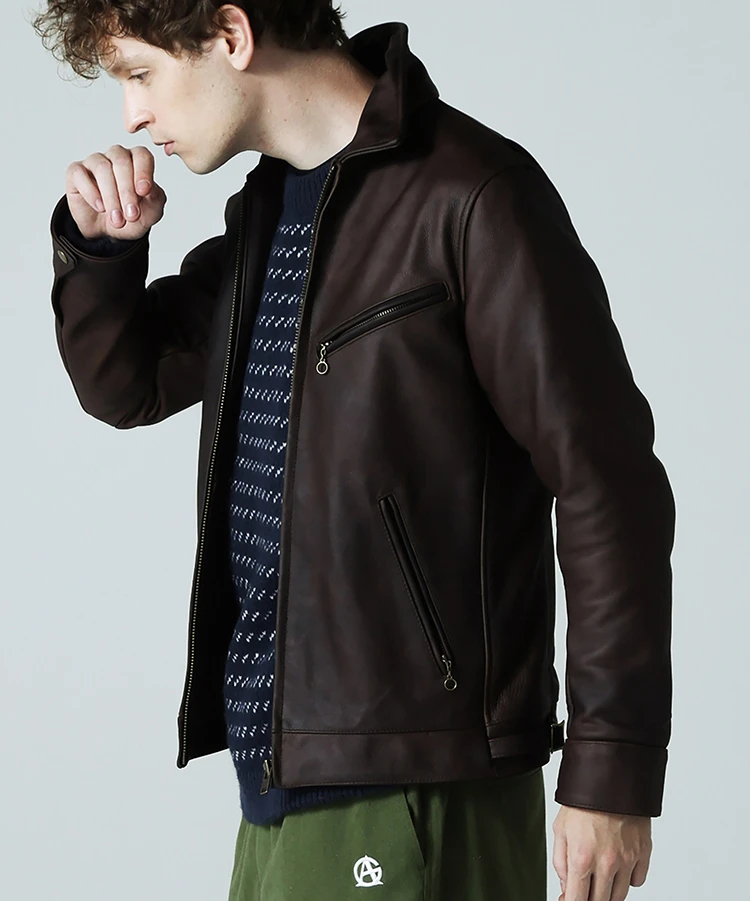 JACKROSE(ジャックローズ) |JE COW OIL LEATHER TRACKER JACKET