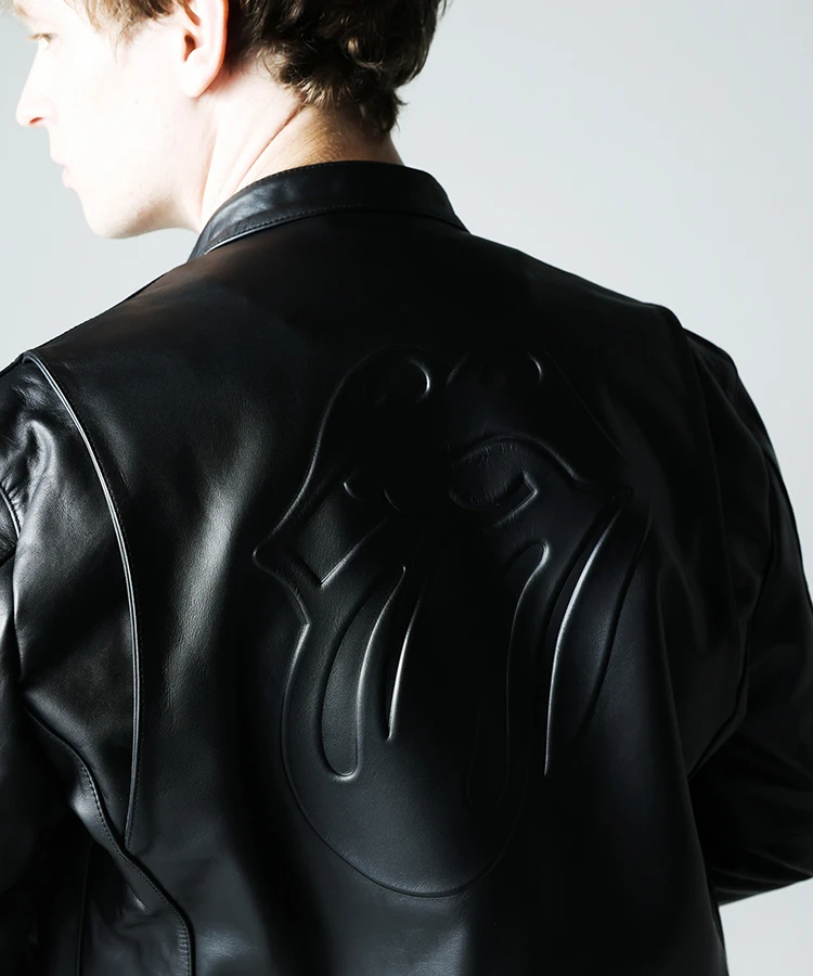 THE ROLLING STONES×JACKROSE】- COW LEATHER SD RIDERS｜ファッション