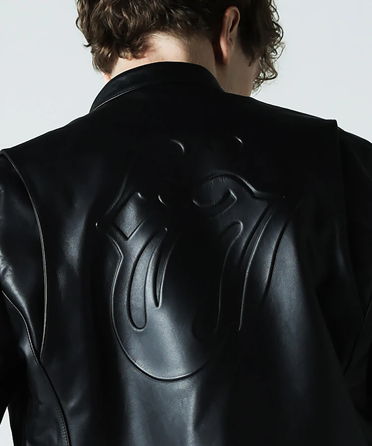 THE ROLLING STONES×JACKROSE】COW LEATHER SD RIDERS｜ファッション