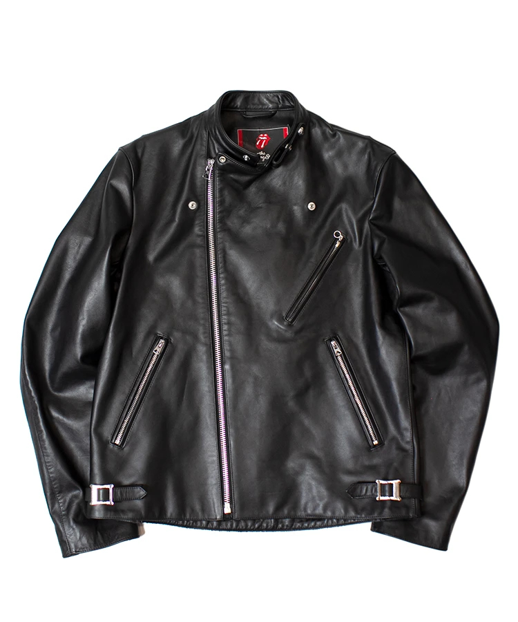 THE ROLLING STONES×JACKROSE】COW LEATHER SD RIDERS｜ファッション 