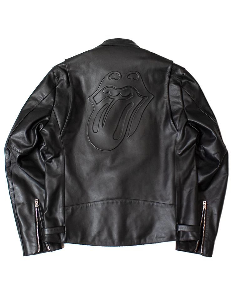 THE ROLLING STONES×JACKROSE】COW LEATHER SD RIDERS｜ファッション 