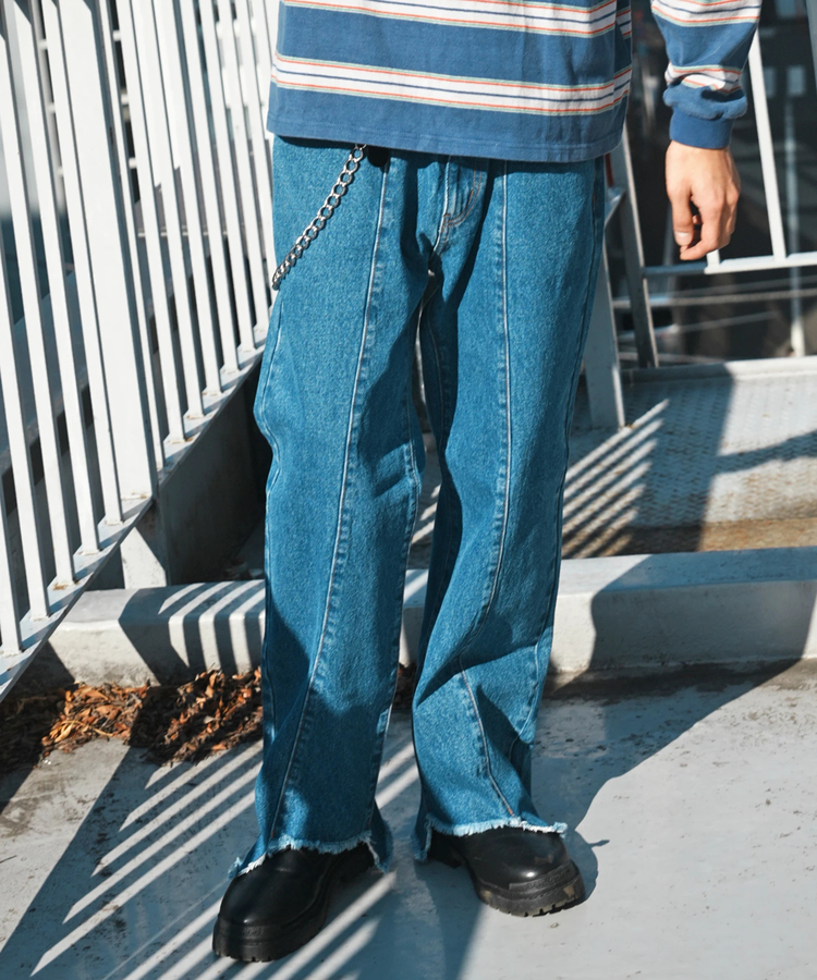 JACKROSE(ジャックローズ) |JE-FRINGE DENIM PANTS *セットアップ対応(MENS)