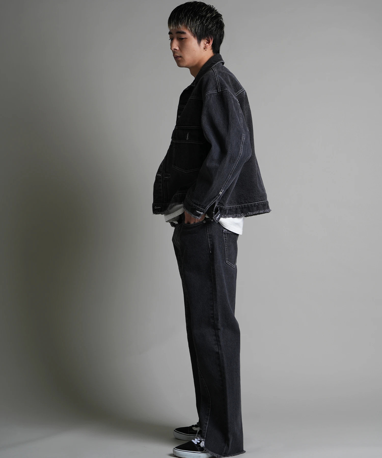JACKROSE(ジャックローズ) |JE-FRINGE DENIM PANTS *セットアップ対応(MENS)