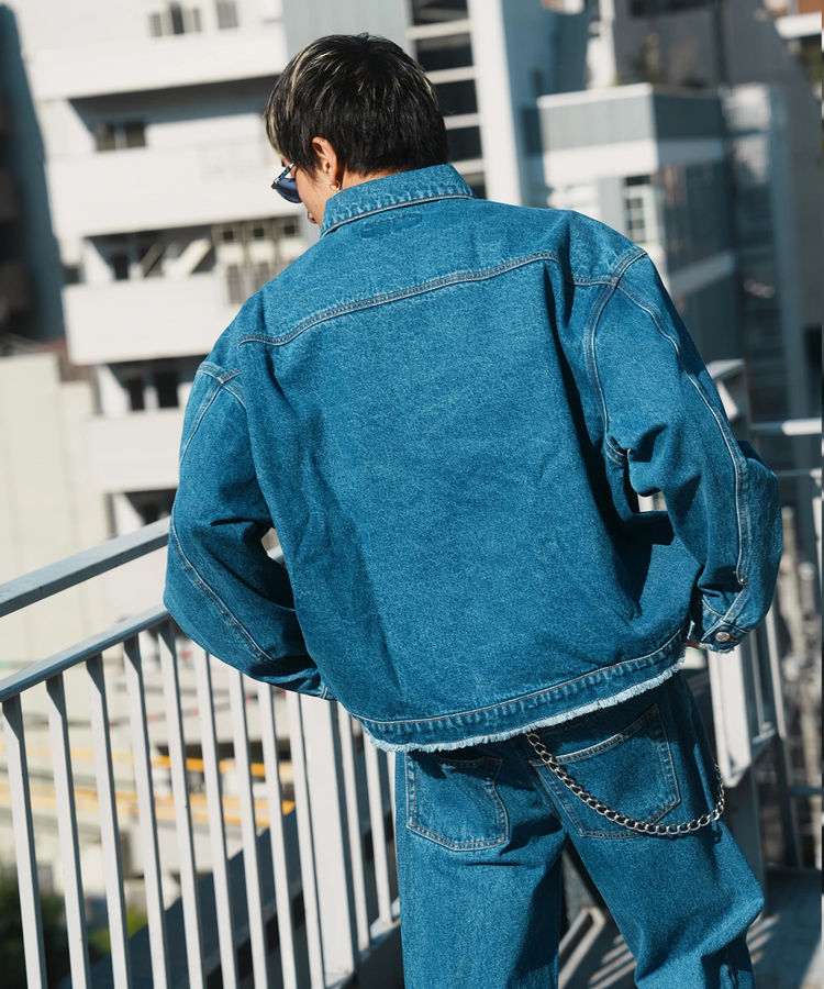 JE-FRINGE 2ND DENIM JKT ＊セットアップ対応｜ファッション通販