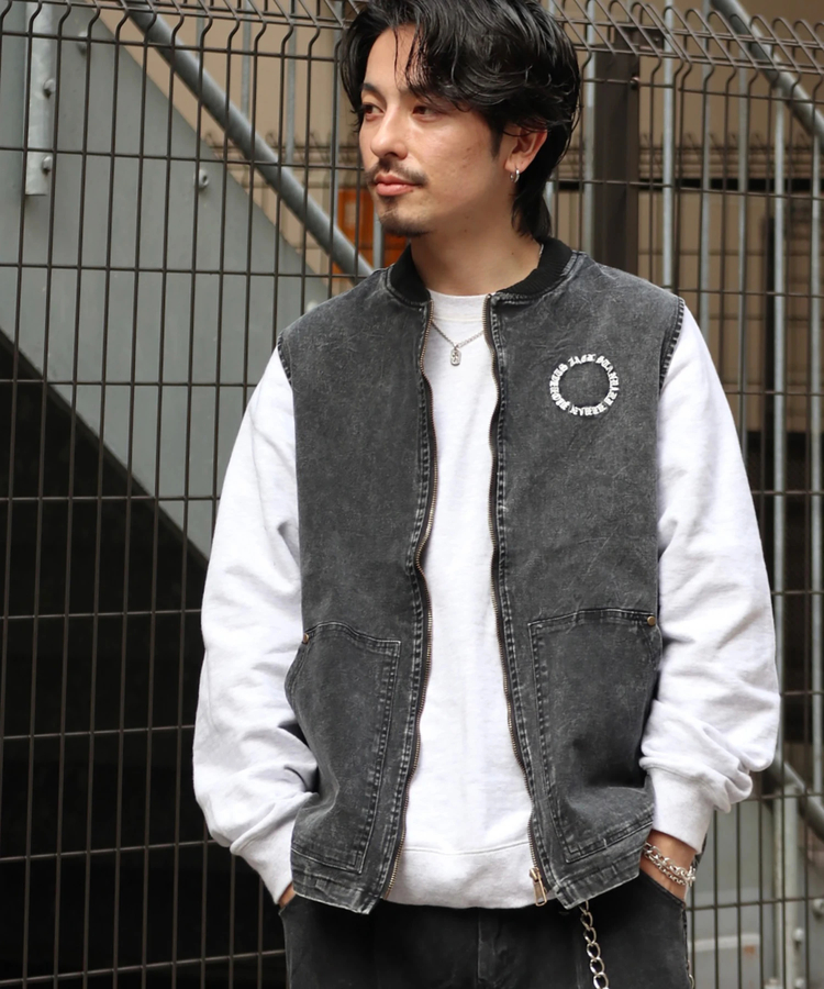JACKROSE(ジャックローズ) |JE-DUCK POWDER VEST *セットアップ対応(MENS)