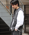 JACKROSE(ジャックローズ) |JE-DUCK POWDER VEST *セットアップ対応(MENS)