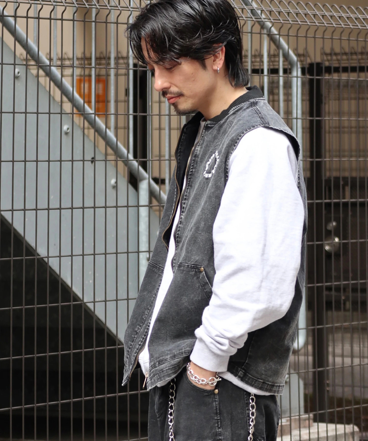 JACKROSE(ジャックローズ) |JE-DUCK POWDER VEST *セットアップ対応(MENS)