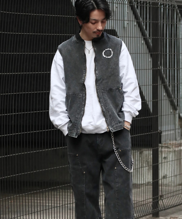 JACKROSE(ジャックローズ) |JE-DUCK POWDER VEST *セットアップ対応(MENS)