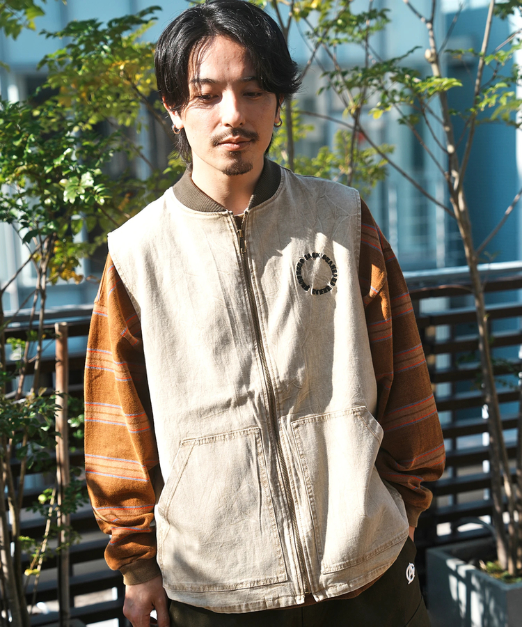 JACKROSE(ジャックローズ) |JE-DUCK POWDER VEST *セットアップ対応(MENS)
