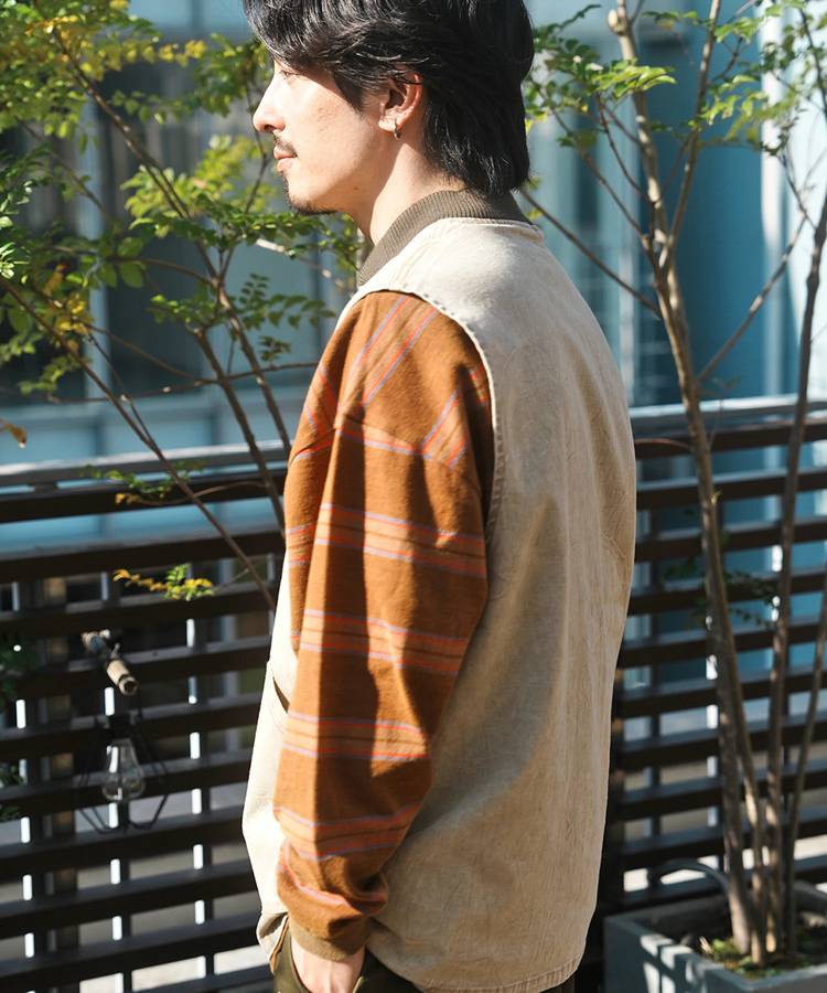 JACKROSE(ジャックローズ) |JE-DUCK POWDER VEST *セットアップ対応(MENS)