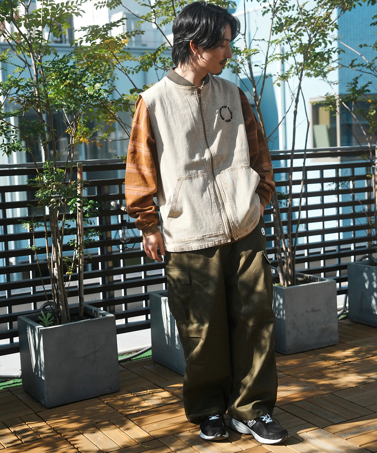 JACKROSE(ジャックローズ) |JE-DUCK POWDER VEST *セットアップ対応(MENS)