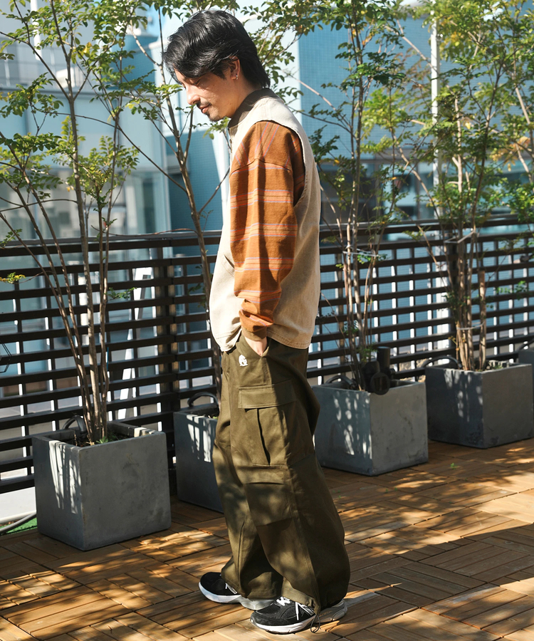 JACKROSE(ジャックローズ) |JE-DUCK POWDER VEST *セットアップ対応(MENS)