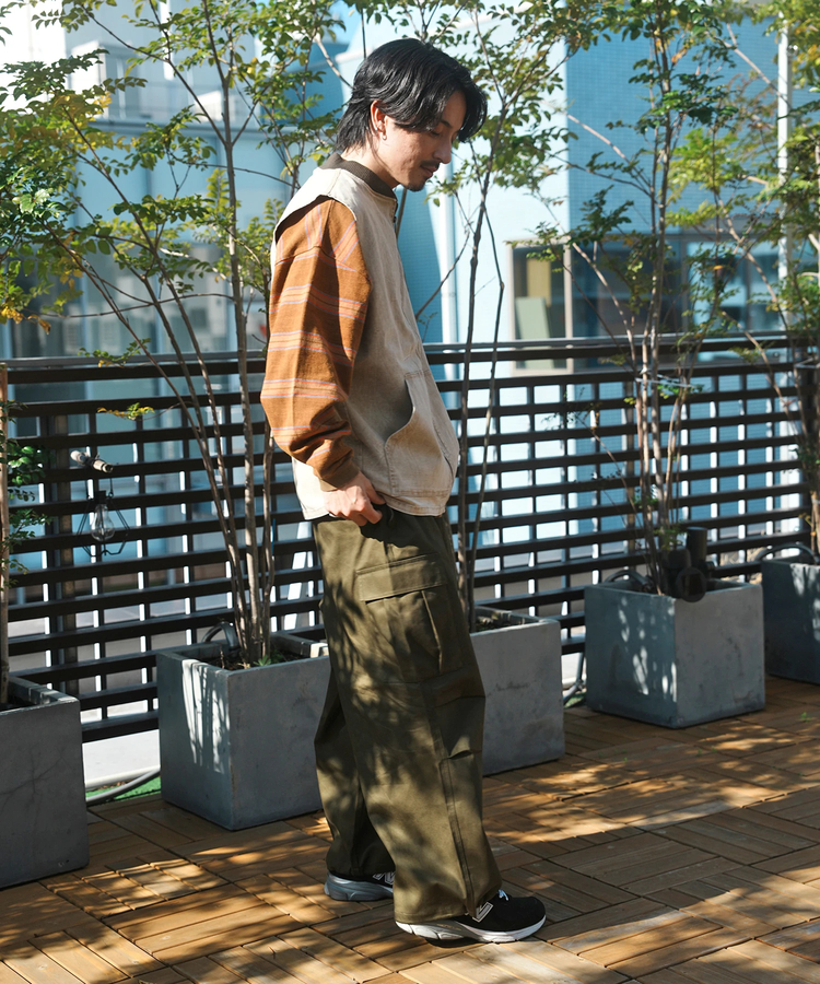 JACKROSE(ジャックローズ) |JE-DUCK POWDER VEST *セットアップ対応(MENS)