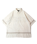 JACKROSE(ジャックローズ) |JE-LINEN 刺繍 RACE TAPE S/S SHIRT *セットアップ対応(MENS)