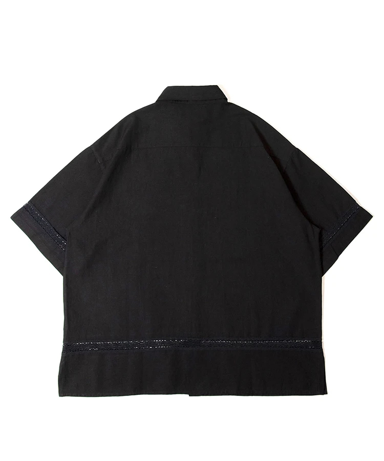 JACKROSE(ジャックローズ) |JE-LINEN 刺繍 RACE TAPE S/S SHIRT *セットアップ対応(MENS)
