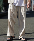 JACKROSE(ジャックローズ) |JE-LINEN 刺繍 RACE TAPE LINE PANTS *セットアップ対応(MENS)