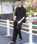 JACKROSE(ジャックローズ) |JE-LINEN 刺繍 RACE TAPE LINE PANTS *セットアップ対応(MENS)