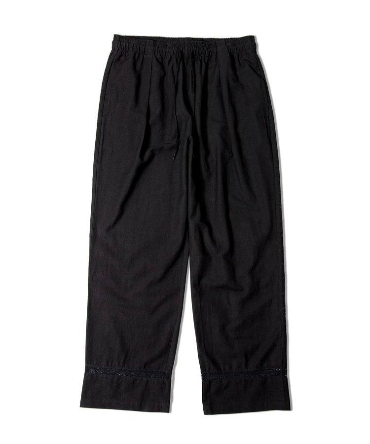 JACKROSE(ジャックローズ) |JE-LINEN 刺繍 RACE TAPE LINE PANTS *セットアップ対応(MENS)