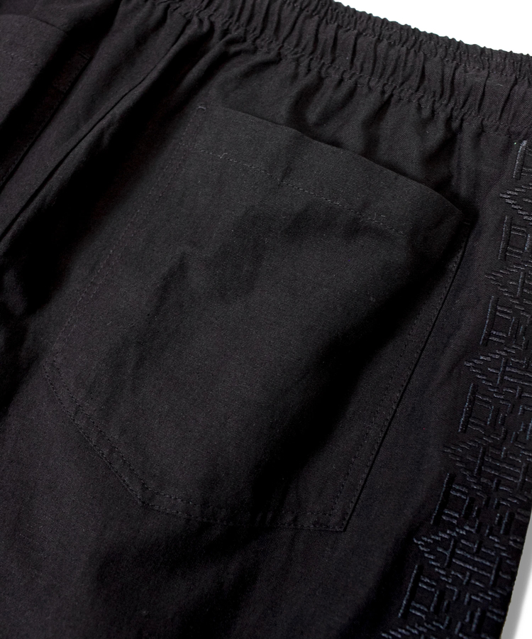 JACKROSE(ジャックローズ) |JE-LINEN 刺繍 RACE TAPE LINE PANTS *セットアップ対応(MENS)