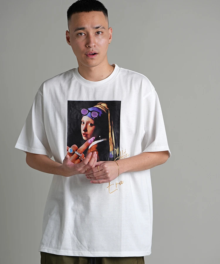 GA 絵画-刺繍半袖TEE(MENS)｜ファッション通販 SANKO BAZAAR