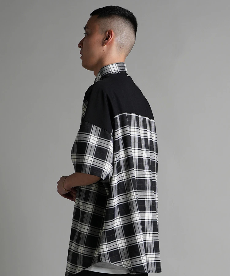 JACKROSE(ジャックローズ) |GA SEPARATE-CHECK S/S SHIRT(MENS)